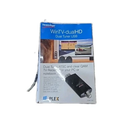Hauppauge 1595 WinTV-DualHD Dual USB 2.0 HD TV Tuner for Windows PC NEW OPEN BOX - Image 1 of 3
