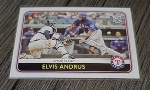 2020 Topps Big League Baseball ELVIS ANDRUS Base Card #2 Texas Rangers - Picture 1 of 2