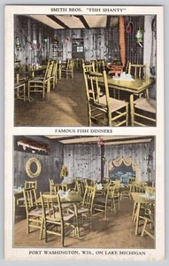 Vistas interiores de postales-Smith Bros. Fish Shanty-PORT WASHINGTON, Wisconsin - Imagen 1 de 2