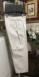 Lot of 2 Men's Handsome Croft&Barrow Easy Care Chino Dress Slacks Pants 34 x 29 - Picture 1 of 15