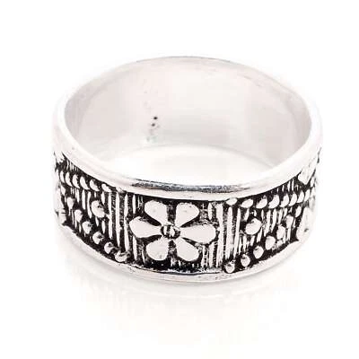 Argento 925 Placcato Fatto A Mano Gioielli Per Lei Anello Taglia 6 R-14232 - Immagine 1 di 3