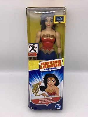 Figura de acción Mattel Justice League Wonder Woman 12" Posable NUEVA CAJA DAÑADA Foto 1 de 4