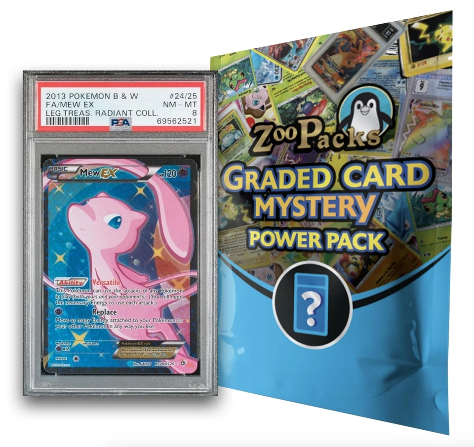 Zoo Packs Mystery Treasures Graded Card Pack Beginner Edition | 1 Graded Card - Image 1 of 1