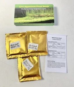 Yizimona Aquatic Plant Seeds Mini Leaf Aquarium Plants - Picture 1 of 7