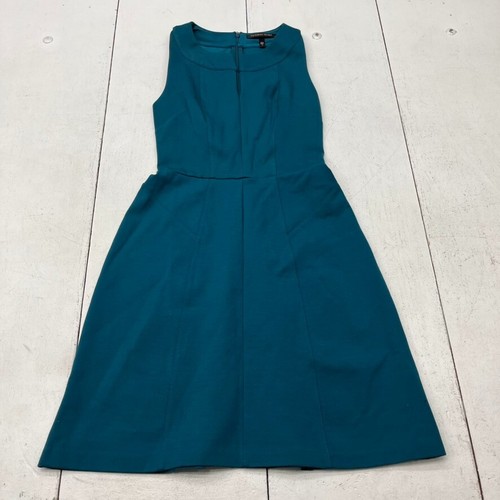 UNDERCOVER Abito donna Victoria's Secret Teal senza maniche aderente e svasato con zip taglia 2