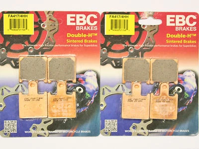 EBC HH Front & Rear Brake Pads Kawasaki ZX6R 07 08 09 10 11 12 FA417/4HH FA192HH Foto 1 de 3