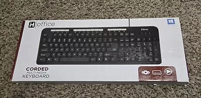 iHome USB Wired Keyboard with Multimedia Controls Plug & Play, New in Box - Image 1 of 4