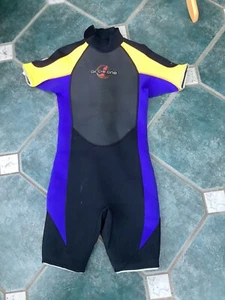 circle one wetsuit wet suit shorty XL child approx 11/13 ish good cond - Picture 1 of 5