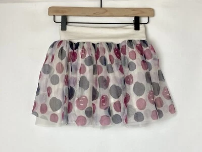 Falda de lunares rosa y gris para niña Gymboree talla 8 Foto 1 de 4