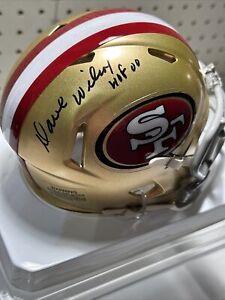 Dave Wilcox Autographed  NFL 49ers Mini Helmet Authenticated 