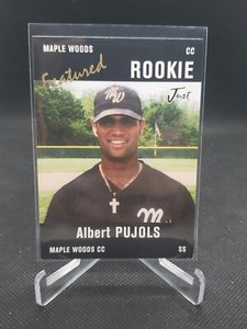 Albert Pujols Just Minors Maple Woods Rookie Card Black 33