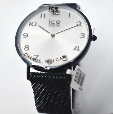 Ice-Watch City Milanese Blue Shiny Silver Dial watch 012713 Medium - Image 1 of 4