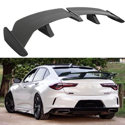 For Acura TSX TL TLX ILX Sedan PRO Style Carbon Fiber 54"Rear Trunk Spoiler Wing - Image 1 of 4
