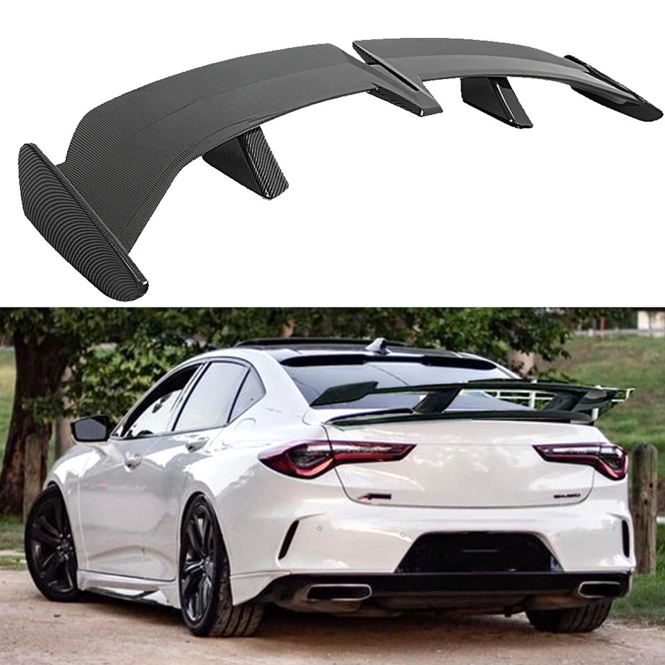 For Acura TSX TL TLX ILX Sedan PRO Style Carbon Fiber 54"Rear Trunk Spoiler Wing — 第 1/4 张图片