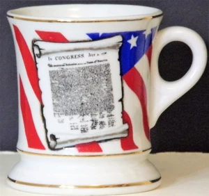 Rasiertasse - Bild Unabhängigkeitserklärung 4. Juli 1776 - Bild 1 von 4