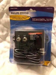 PHILIPS MAGNAVOX 10dB Signal Amplifier 1 In/1 Out (PM61107) Factory Sealed - Picture 1 of 9