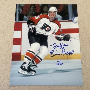 Brian Propp signed Flyers Foto 8x10 handsigniert NHL - Bild 1 von 2