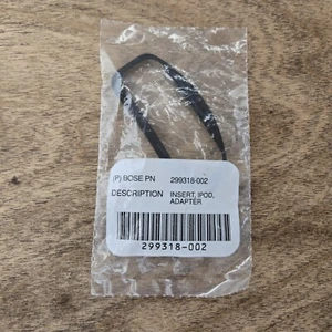 NUEVO Bose Negro 299318-002 Inserto, Adaptador iPod para Bose Sounddock - Imagen 1 de 2
