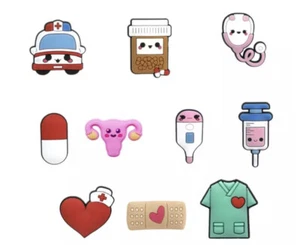 Doctor/Nurse Croc Charms YOU CHOOSE NEW! - Picture 1 of 11