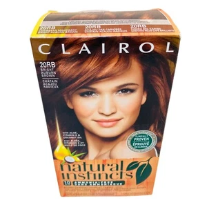 Clairol Natural Instincts 20RB Bright Auburn Brown Hair Color Dye 6R - Picture 1 of 2