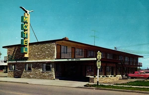Vintage Postcard Stampeder Motel Ontario Oregon Eastern Photo - Picture 1 of 2