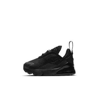 [DD1646-001] Toddler Nike AIR MAX 270 'TRIPLE BLACK (TD)' - Image 1 of 4