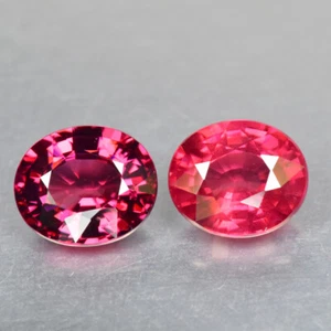 Grenat rhodolite ovale 4,12 ct, grand aspect étincelant non chauffé _Tanzanie - Photo 1/1