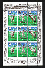 Jamaica 1968 M.C.C.'s West Indies Tour full sheetlet of 9v. (3 x SG 267-269) MNH