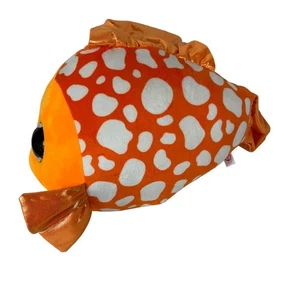 TY Sami Plüsch orange gepunktet Fisch groß 17 Zoll - Bild 1 von 7
