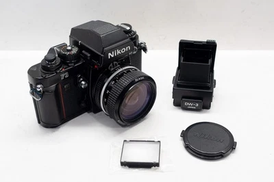 Cámara fotográfica Nikon F3 HP 35 mm SLR con lente 28 mm f3,5 visor nivel cintura PROBADO Foto 1 de 4