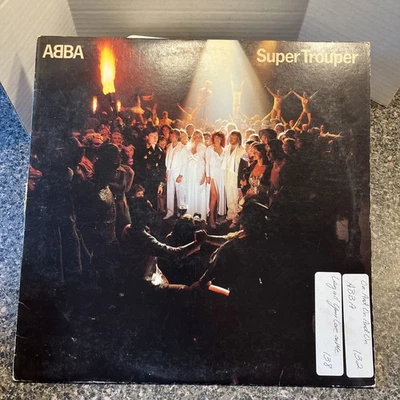 ABBA Super Trouper Vinyl LP Atlantic SD 16023 1980 Lyric Sleeve - Image 1 of 4