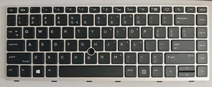 L14377-B31 HP Tastatur Keyboard f. Elitebook 840 G5/G6 Backlight Dutch English - Afbeelding 1 van 2