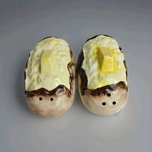 Baked Potato With Butter Idaho - Salt And Pepper Shaker Set - Vintage Small Chip - Picture 1 of 7