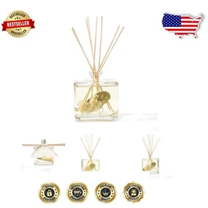 Luxury 7.5 fl oz Botanical Reed Diffuser - Jasmine & Lily | Bali Essence - Picture 1 of 6