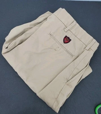 Polo Golf Ralph Lauren Tan Chino Shorts Flat Front Casual Men's 36 100% Cotton - Image 1 of 4