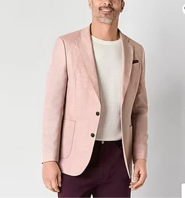 Abrigo deportivo Stafford para hombre geométrico calce clásico talla 40R nuevo con etiquetas Foto 1 de 4