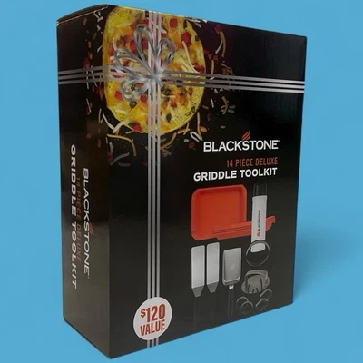 Kit de acessórios de aço inoxidável Blackstone Deluxe Griddle 14 peças - Imagem 1 de 4