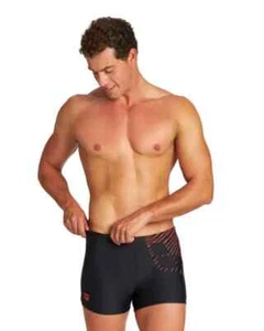 NEW ARENA MENS BLACK TRICK SWIM TRUNK SWIM PANT CHLORINE RESISTANT - FIT  40" XL - Picture 1 of 3