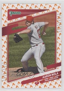 2021 Panini Donruss On Fire /75 Aaron Nola #104
