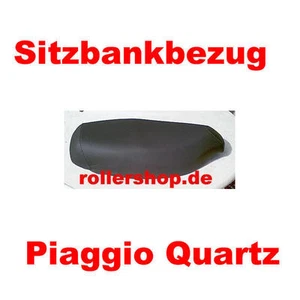 Sitzbank-Bezug für Piaggio Quartz ohne Griffschalen, Handgenäht in Deutschland - Bild 1 von 1