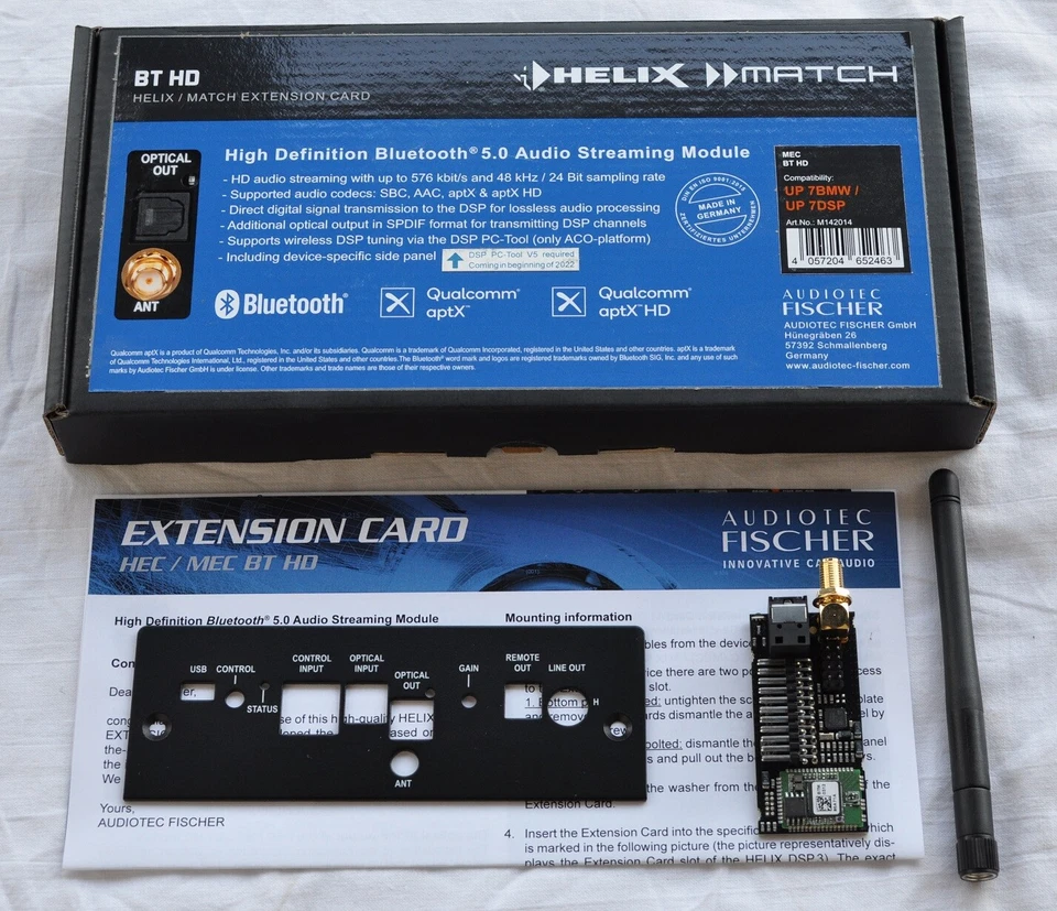 MATCH MEC BT HD INTERFACE UP 7BMW / UP 7DSP aptX HIGHEST AUDIOSTREAMING QUALITY - Image 1 of 1