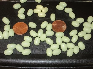 500 LG SOFT OVAL LUMINOUS GLOW IN DARK FISHING BEADS TACKLE RIG  BEAD FISH RIGS - Picture 1 of 2