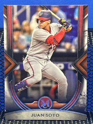 2022 Topps Museum Collection JUAN SOTO Washington Nationals Base 87 - Image 1 of 2