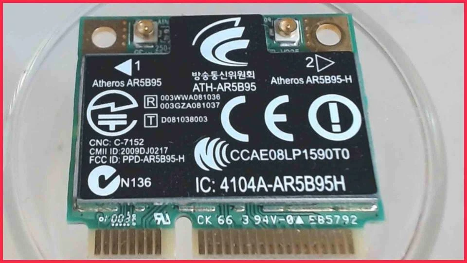 Wlan W-Lan WiFi Karte Board Modul Platine ATH-AR5B95 HP G62 G62-120EG - Bild 1 von 1