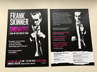 Frank Skinner Showbiz Live In The West End 2020 Theatre Flyer Handbill X 2