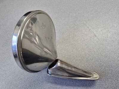 USED ORIGINAL PORSCHE 911 912 LG HEAD DURANT CHROME DOOR MIRROR NO GLASS #11 - Image 1 of 4