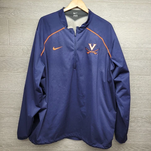 Nike University Of Virginia Cavaliers UVA Half Zip Jacket Size 3XL Cover