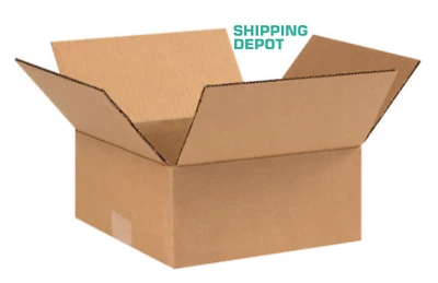 25 9x9x3 Cardboard Packing Mailing Moving Shipping Boxes Corrugated Box Cartons - Image 1 of 3
