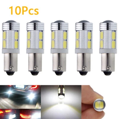 10X BAY9S LED H21W Weiß 120° 5630 SMD Glühbirnen Auto Seite Wedge Blinklicht 12V