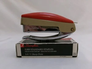 Vintage Swingline Model 99 Plier 4 inch hand stapler with staples bundle US Made - Picture 1 of 15